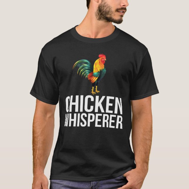 T-shirt Agricole du coq de poulet Whisperer (Devant)