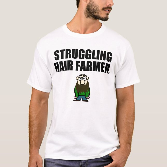 T-SHIRT AGRICULTEUR DE LUTTE DE CHEVEUX (Devant)