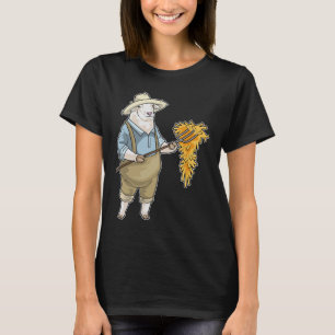 T-shirt Agriculteur de moutons en paille