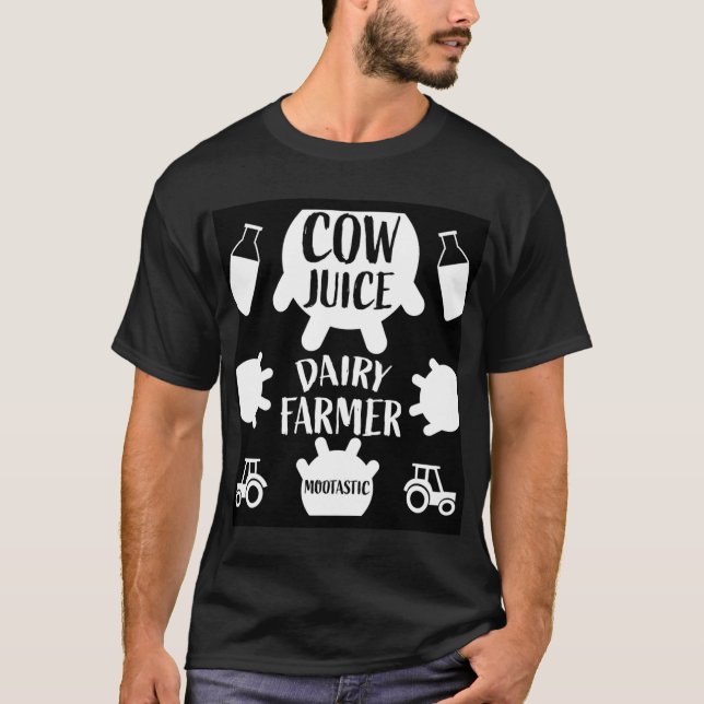 T-shirt Agriculteurs laitiers du pâturage (Devant)