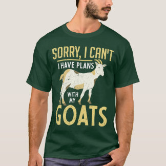 T-shirt Agriculture Chèvre amusante Agriculteur Ferme Anim