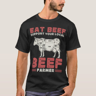 T-shirt Agriculture de bovins Agriculture Amateur de boeuf