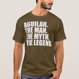 T-shirt AguilarAguilar Nom de famille Aguilar nom de famil