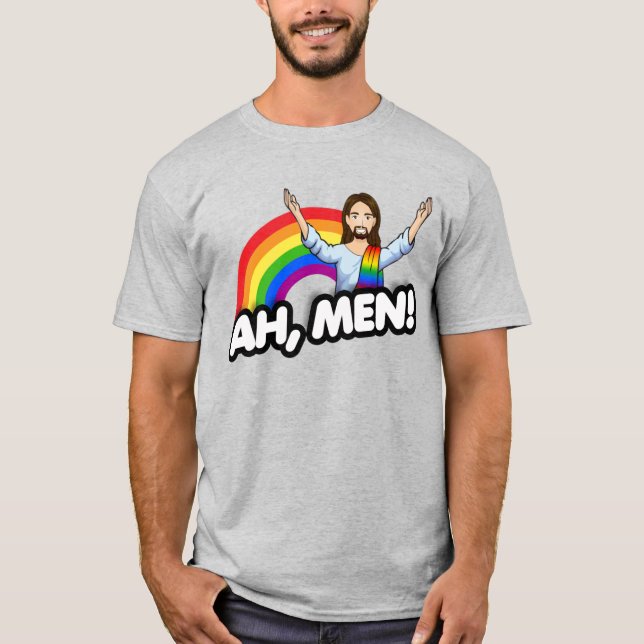 T-shirt Ah, les hommes (Devant)