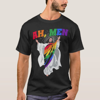 T-shirt Ah Men Pride Month Human Rights Proud Ally Queer L
