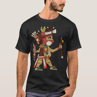 T-shirt Ahuiateteo Aztec Dieu Maya Inca Toltec Don2