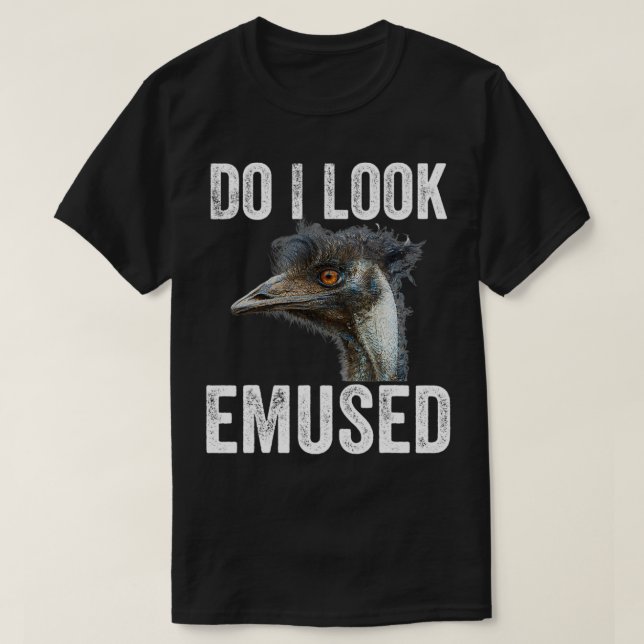 T-shirt Ai-Je L'Air Emused Funny Emu Animal Love Emus Bird (Design devant)