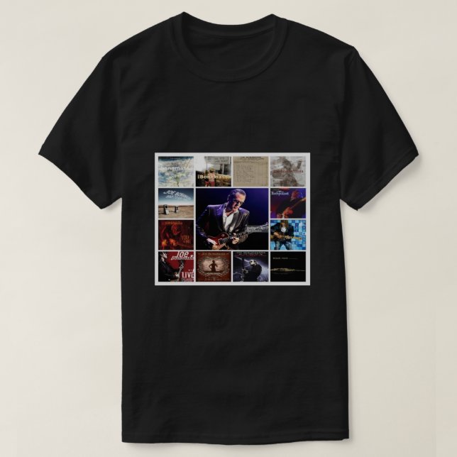 T-shirt Ai joe bonamassa Quilt Blan (Design devant)
