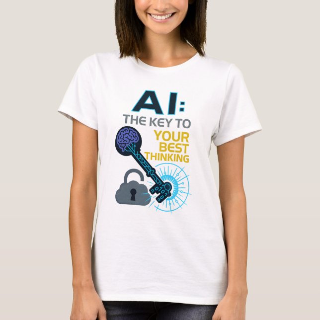 T-shirt AI : La clé de votre meilleure conception technolo (Devant)