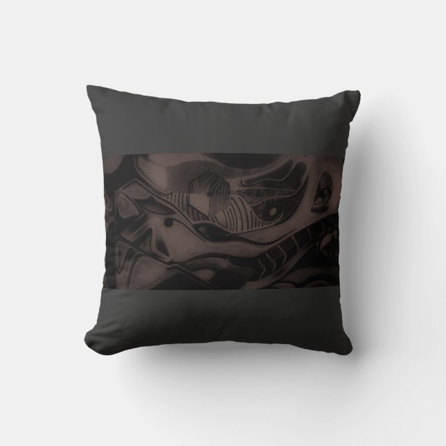 T-shirt AI Throw Pillow (Front)