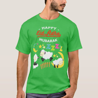 T-shirt Aïd Al Adha Aïd Moubarak Joyeux Aïd 38