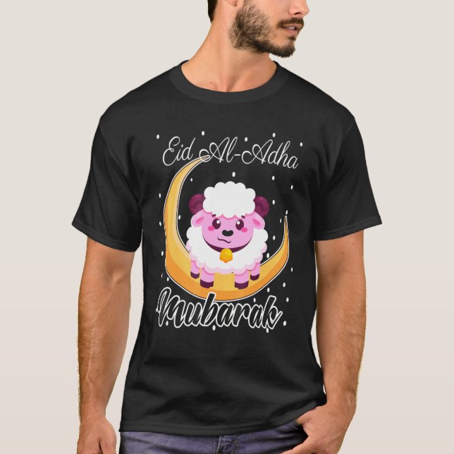 T-shirt Aïd Al Adha Moubarak Cool islamique Joyeux Aïd Al  (Devant)