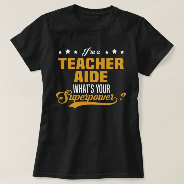 T-shirt Aide à l'enseignant (Design devant)
