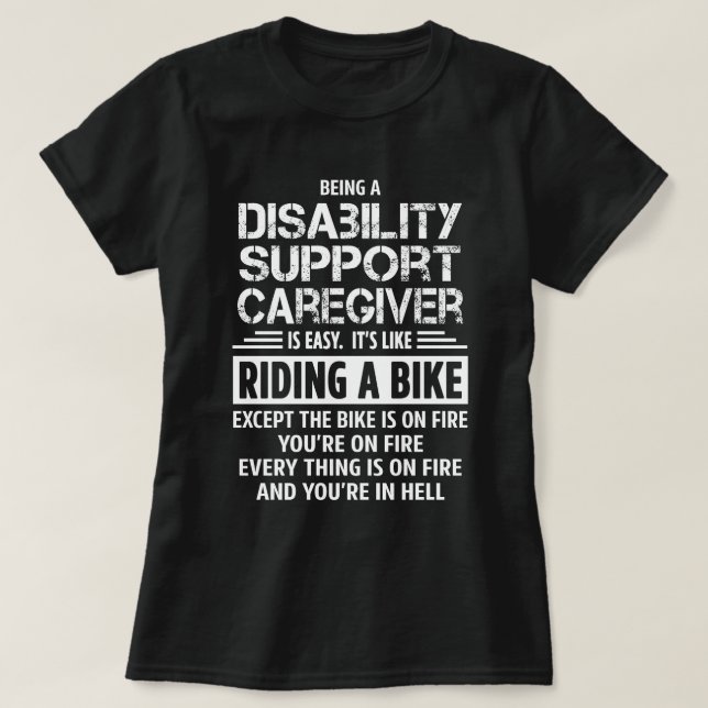 T-shirt Aide aux personnes handicapées (Design devant)