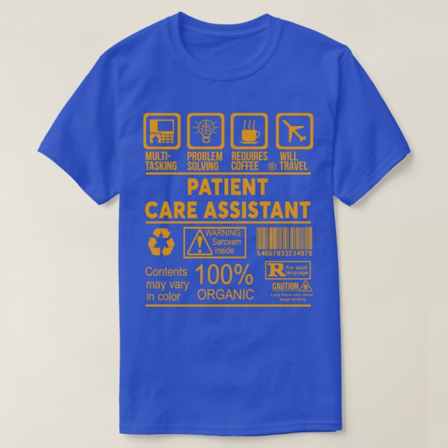 T-SHIRT AIDE AUX SOINS AUX PATIENTS NICE DESIGN 2017 2 (Design devant)