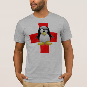 T-SHIRT AIDE MÉDICALE DE LINUX TUX