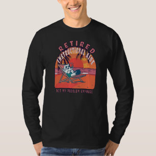 T-shirt Aide pédagogique à la retraite Retraite Vintage