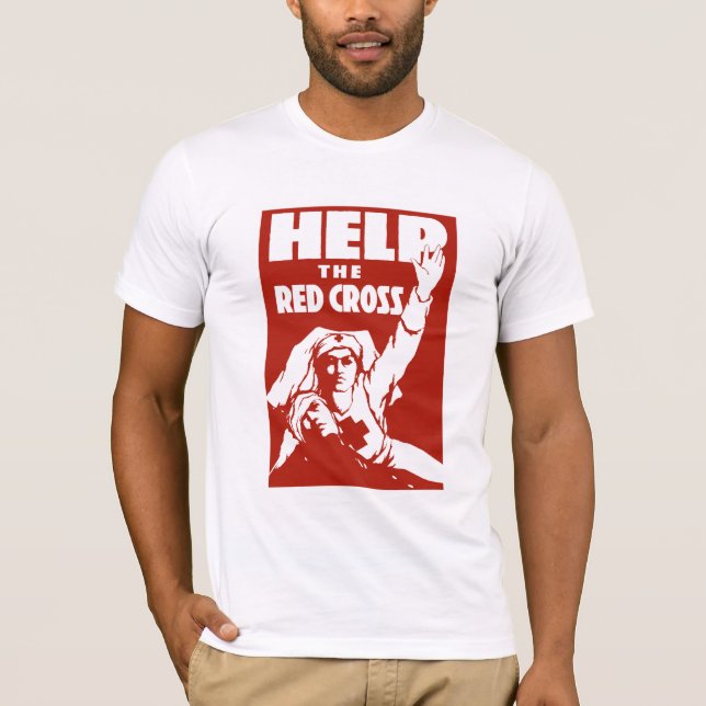 T-shirt Aider La Croix Rouge (Devant)