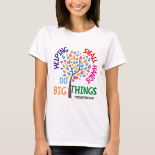 T-shirt Aider les petites mains à faire de grandes choses 