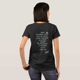 T-shirt Aidez-Moi À Garder Mon Orgue Noir