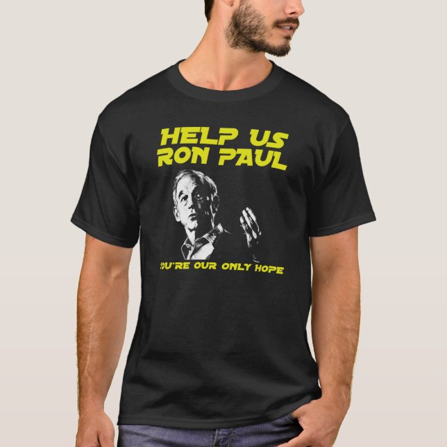T-shirt Aidez-nous Ron Paul (Devant)