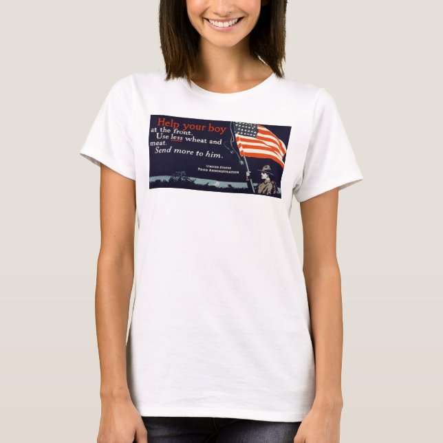 T-shirt Aidez votre garçon (Devant)