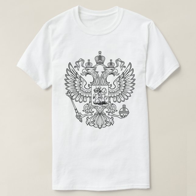 T-shirt Aigle à deux têtes (Design devant)