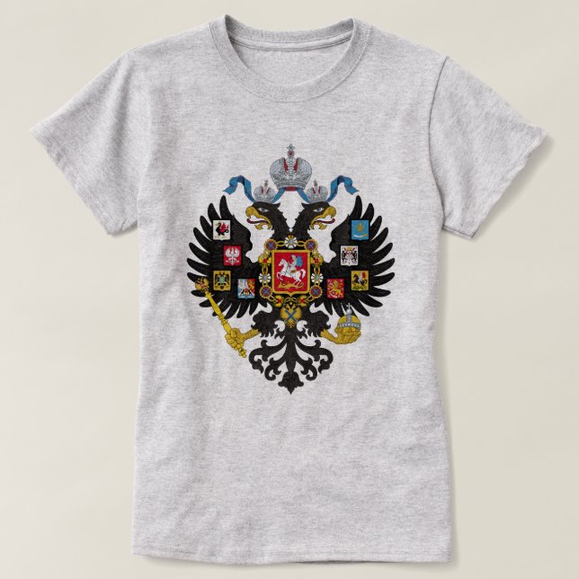 T-shirt Aigle à deux têtes (Design devant)