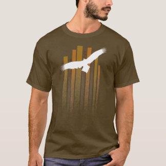 T-shirt Aigle à queue de cale blanche