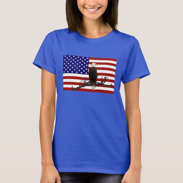 T-shirt Aigle à tête blanche toujours en vigueur (Devant)