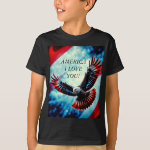 T-shirt aigle américain