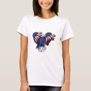 T-shirt Aigle américain aux couleurs du drapeau américain