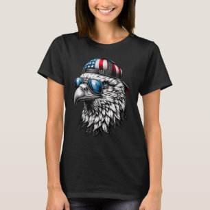 T-shirt Aigle américain chauve drôle et cool Jour d'invest