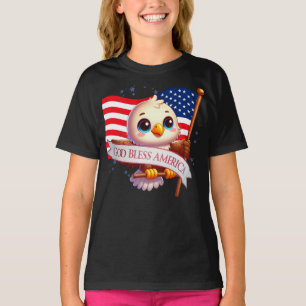 T-shirt Aigle américain chauve Stars & Stripes drapeau 🦅�
