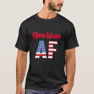 T-shirt Aigle américain Drapeau américain AF US