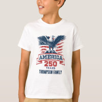 Aigle américain patriotique Joyeux 250e anniversai