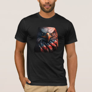 T-shirt Aigle américain – Symbole majestueux de liberté