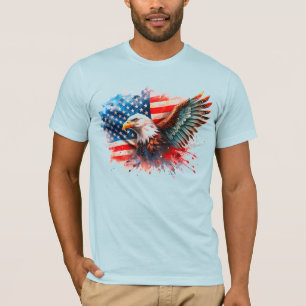 T-shirt Aigle américain – Symbole majestueux de liberté