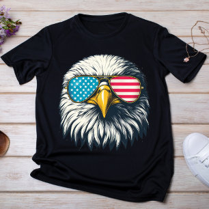 T-shirt Aigle Cool patriotique rouge, blanc et bleu