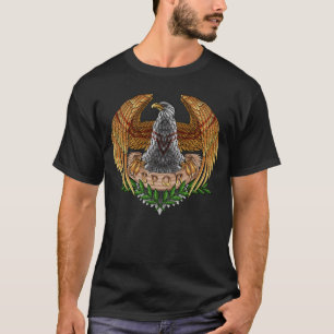 T-shirt Aigle de SPQR : Emblème majestueux de l'Empire rom