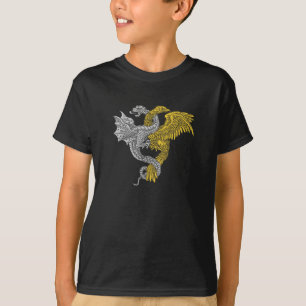 T-shirt Aigle d'or et dragon d'argent