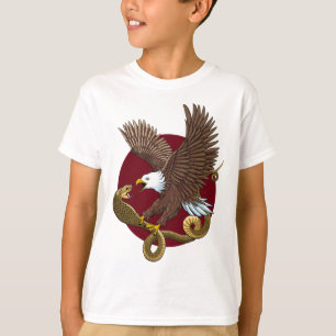 T-shirt Aigle et serpent