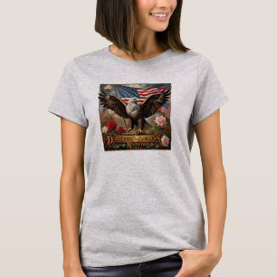 T-shirt Aigle fille Révolution américaine Histoire des USA