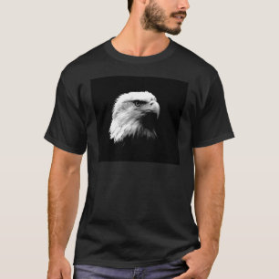 T-shirt Aigle noir et blanc