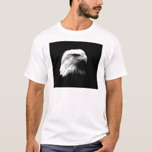 T-shirt Aigle noir et blanc