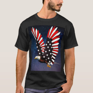 T-Shirt Aigle Patriotique – Esprit Américain Audac