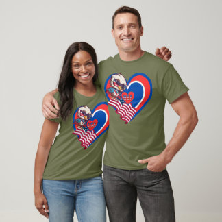 T-shirt aigle patriotique USA