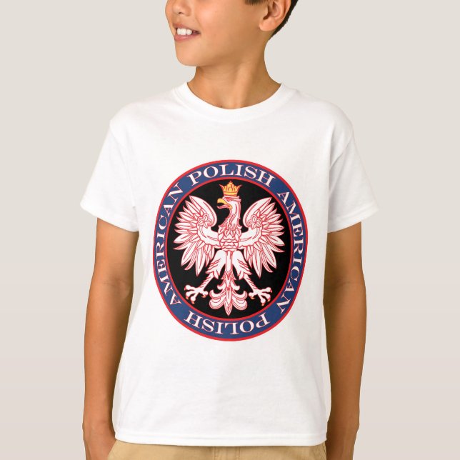 T-shirt Aigle polaire polonaise américaine (Devant)