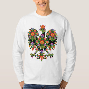 T-shirt Aigle polonais Pologne Emblème Wycinanki, Polonais