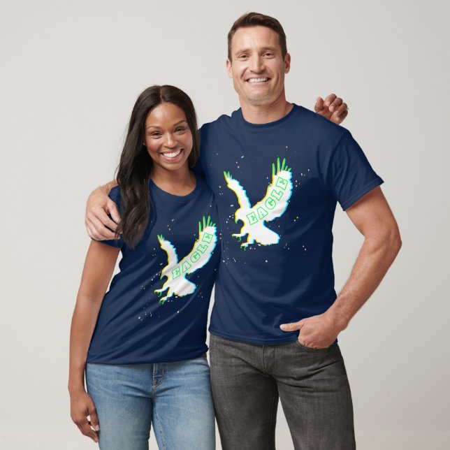 T-shirt Aigle Rayonne les couleurs (Unisexe)